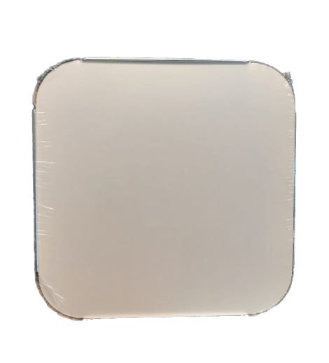 9 X 9 Foil Container + Heavy Poly Lids | 2 Inch Deep